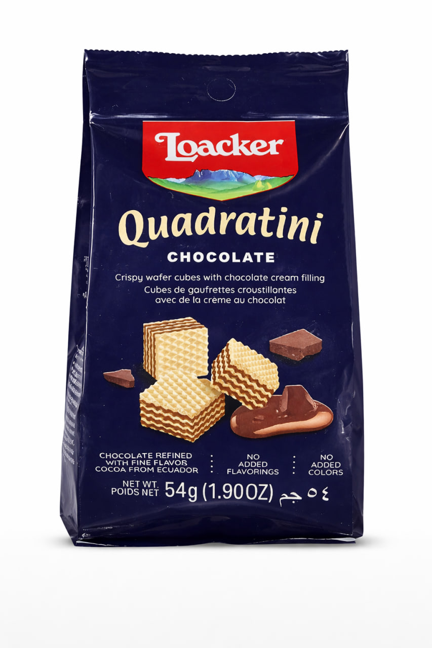 Loacker Quadratini Chocolate 54g