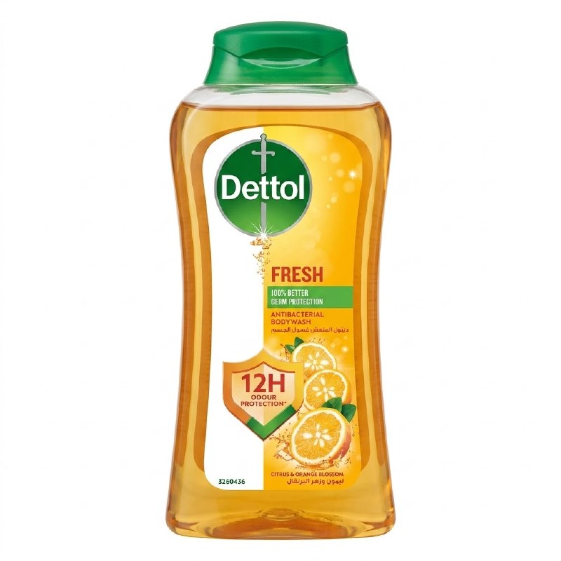 Dettol Fresh Antibacterial Body Wash (Citrus & Orange Blossom)250ml