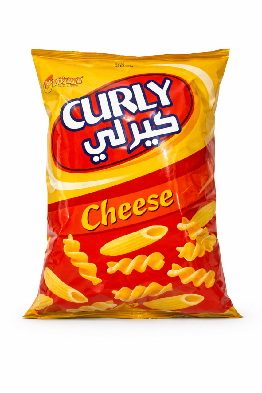 Familycheese curly chips