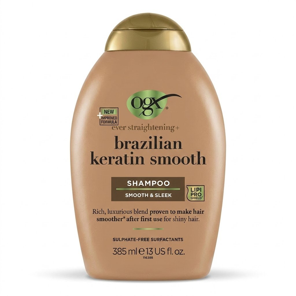 OGX Ever Straightening + Brazilian Keratin Smooth Shampoo385ml