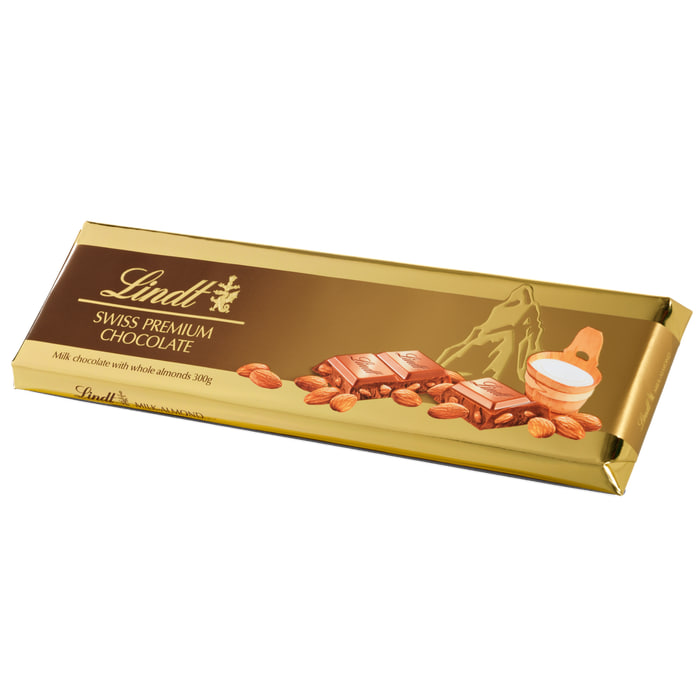 Lindt Swiss Premium Milk Chocolate Almond300g