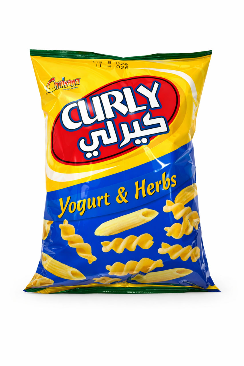 Curly Yogurt & Herbs Chips family