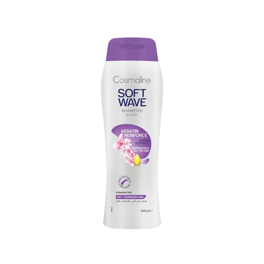 Cosmaline Soft Wave Keratin Reinforce Shampoo 400ml