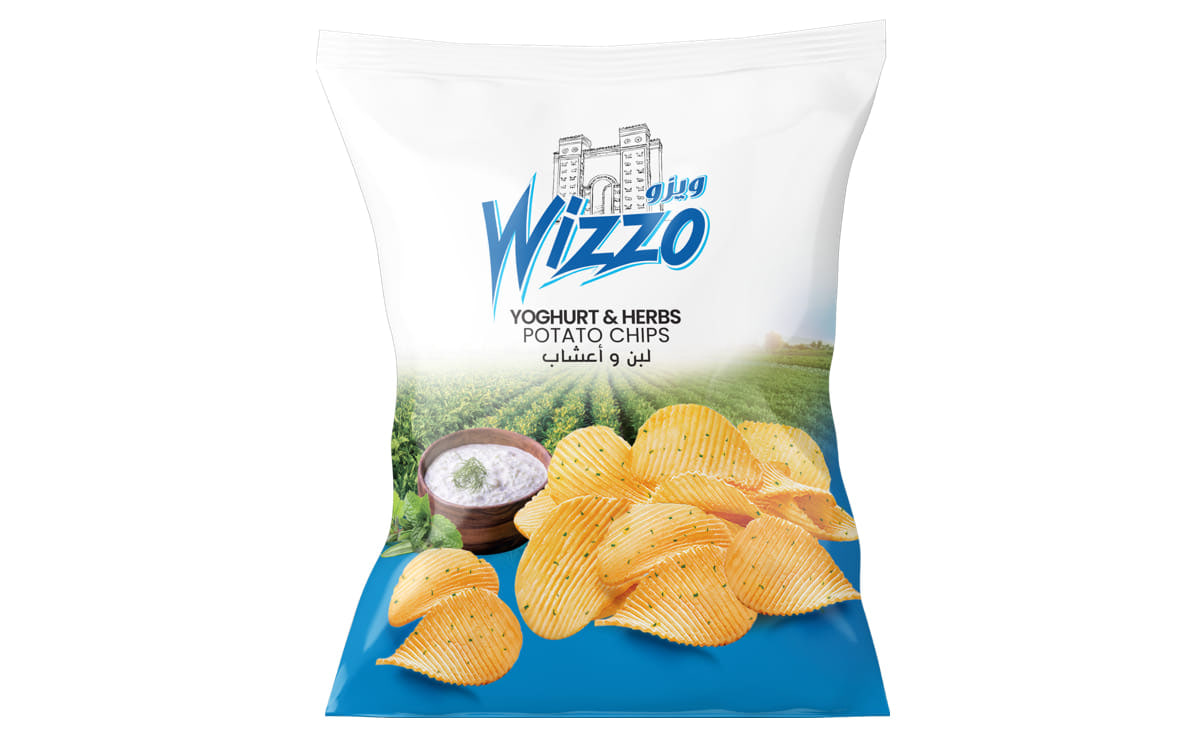 Wizzo Yoghurt & Herbs Potato Chips