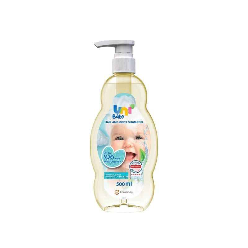Uni Baby Hair and Body Shampoo 500ml